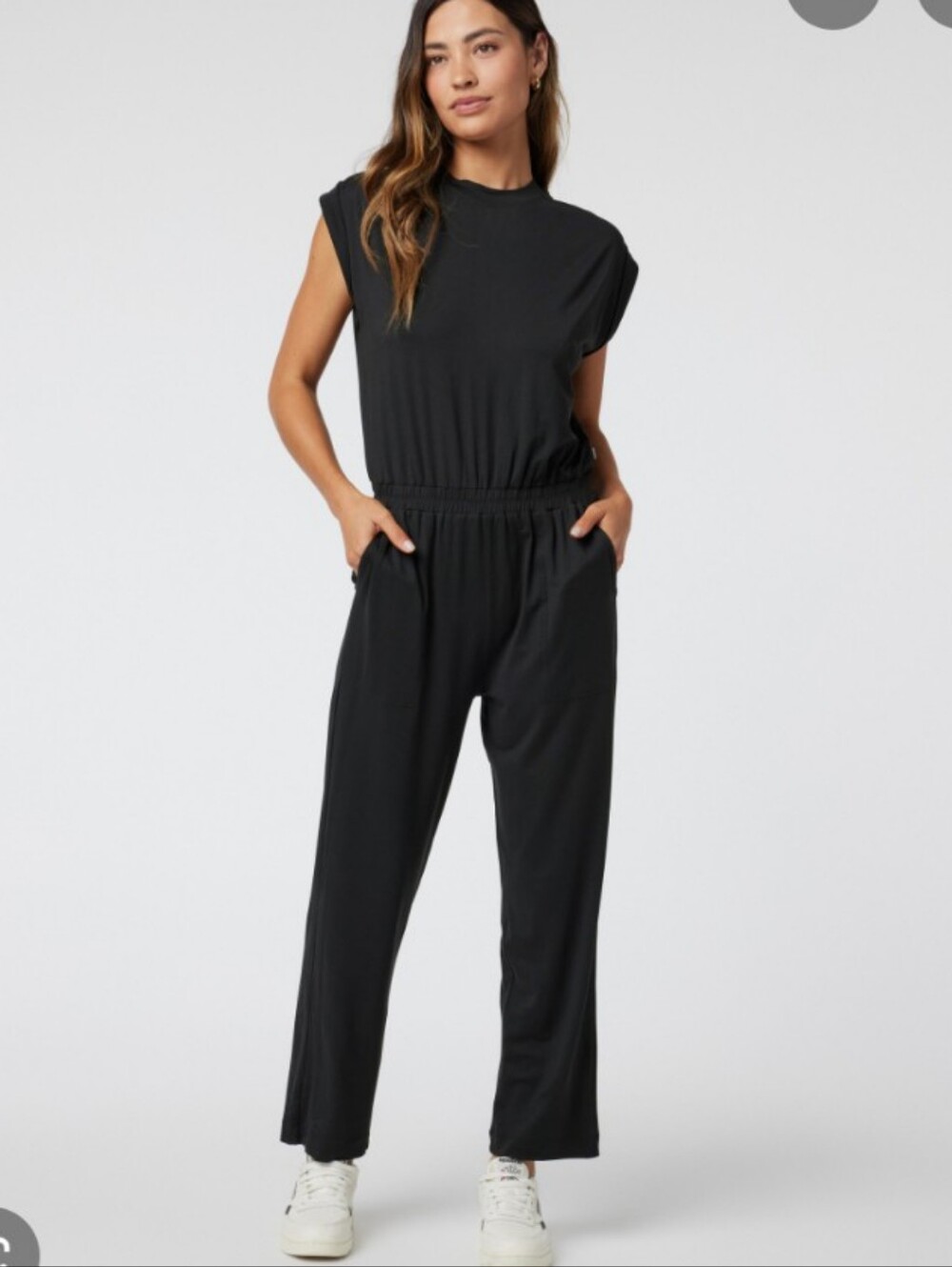 Vuori Short Sleeve Lux Crew Jumpsuit NWT